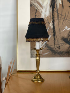 Petit Brass Table Lamp With Beaded Shade