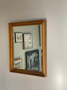 Vintage Gold Beveled Wall Mirror