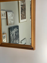 Load image into Gallery viewer, Vintage Gold Beveled Wall Mirror
