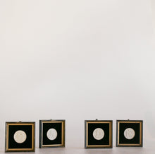 Load image into Gallery viewer, Set of four framed plaques molded after Neoclassical Danish sculptor Bertel Thorvaldsen’s “Four Seasons” entitled Childhood - Spring, Youth - Summer, Manhood - Autumn, and Old Age - Winter
