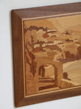 Load image into Gallery viewer, Vintage Marquetry Italian Landscape Wall Hanging
