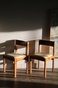 Pair of Mid Century Modern Teak Chair