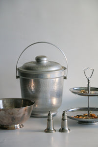 1970s Italy Hammered Metal Ice
Bucket