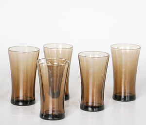 Set of Six Vintage Anchor Hocking Drinking Water Glasses