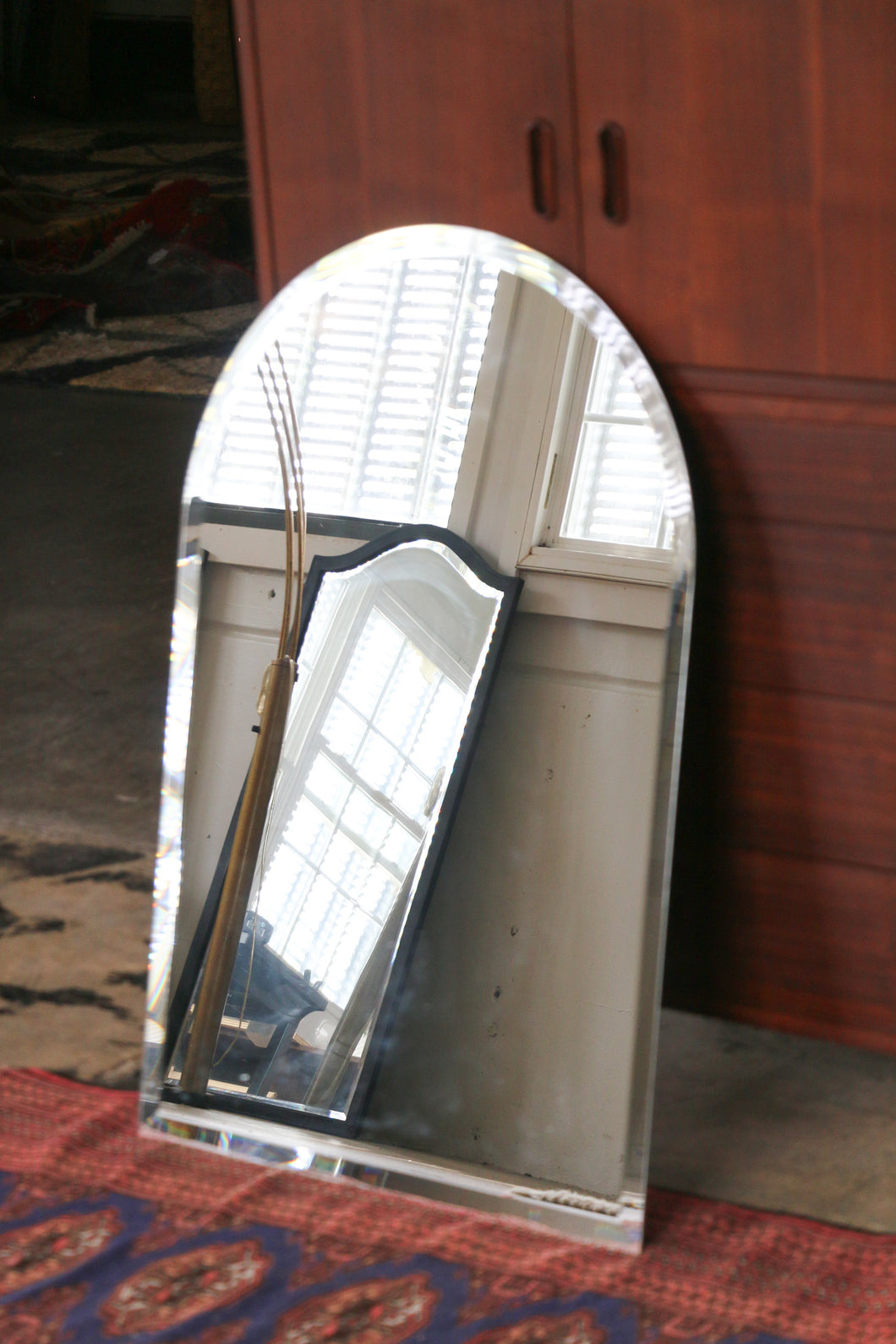 Beveled Arched Mirror