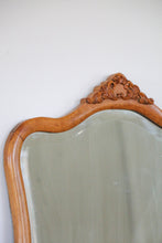 Load image into Gallery viewer, Georgian Style Burl Wood Mirror Circa 1950
