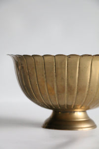 Brass Pedestal Bowl