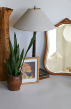 Load image into Gallery viewer, Georgian Style Burl Wood Mirror Circa 1950
