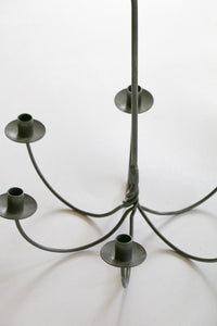 Wrought Iron 6 Arm Hanging Candle Chandelier