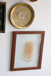 Framed Dry Foliage in Floater Frame