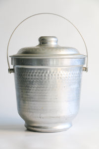 1970s Italy Hammered Metal Ice
Bucket