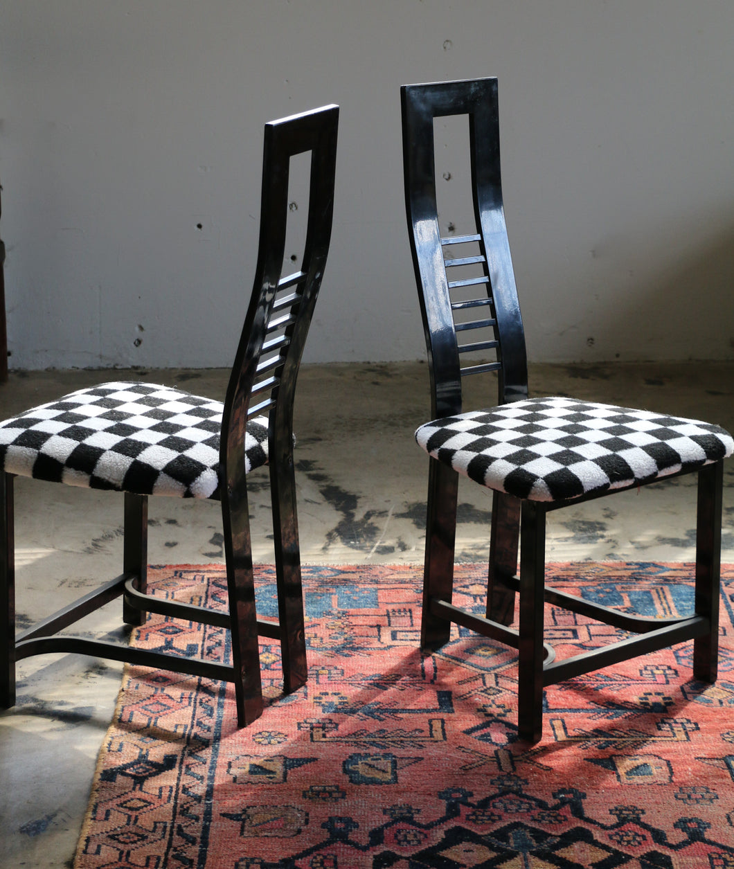 Post Modern Checkered Chair
