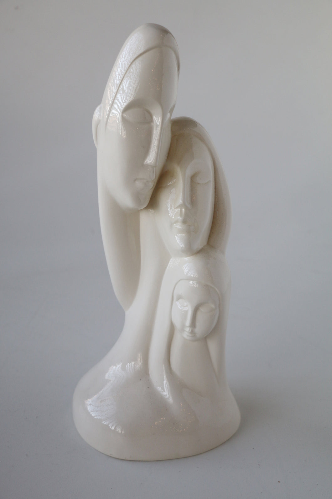 Mid Century Modern Family Ceramic Sculpture