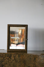 Load image into Gallery viewer, Handmade Arts and Crafts Tigerwood  Mirror with Storage
