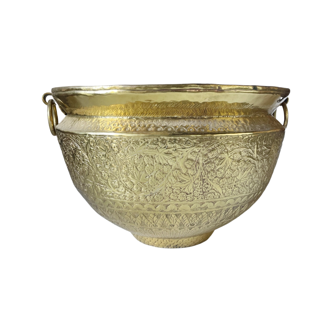 Extra Large Brass Planter Made in Hong Kong