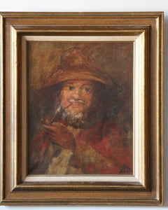 Vintage Oil Portrait