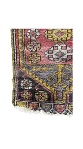 Vintage Hand-knotted Wool Rug